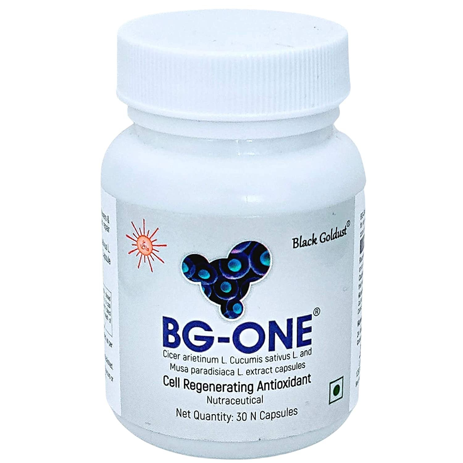 BlackGoldust BG-ONE, Cell Regenerating Antioxidant 30N Capsule - Image 2